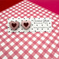Hearts With Hearts Acrylic Earrings