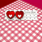 Hearts With Hearts Acrylic Earrings