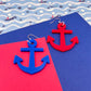 Anchor Acrylic Earrings
