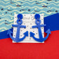 Anchor Acrylic Earrings