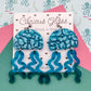 Jellyfish Acrylic Earrings
