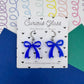Bow Acrylic Earrings