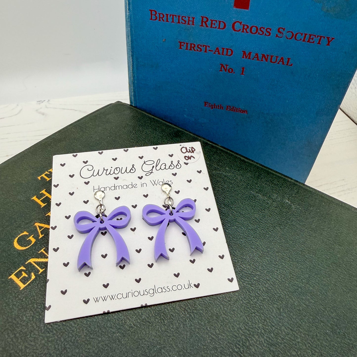 Bow Acrylic Earrings