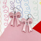 Bow Acrylic Earrings (Larger)