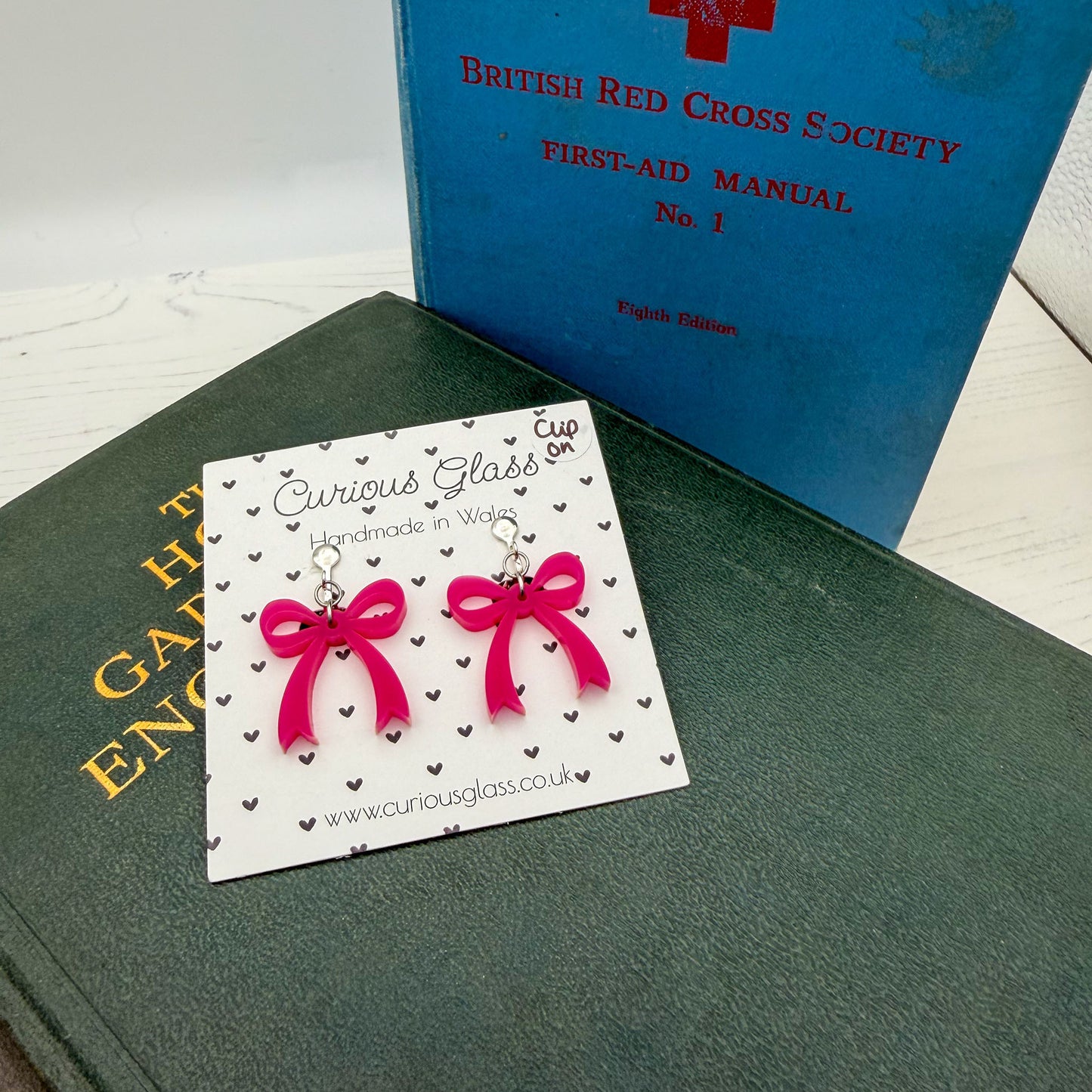 Bow Acrylic Earrings