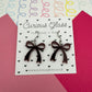 Bow Acrylic Earrings