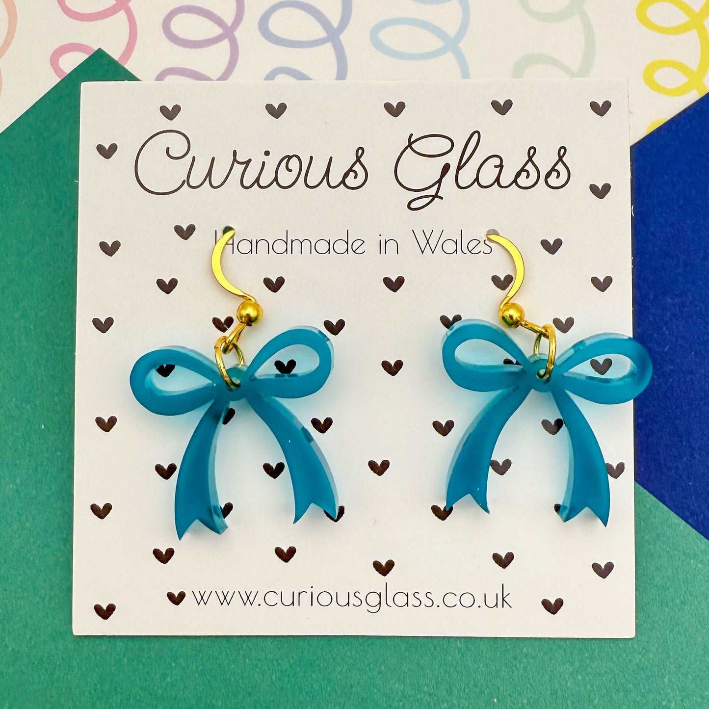 Bow Acrylic Earrings