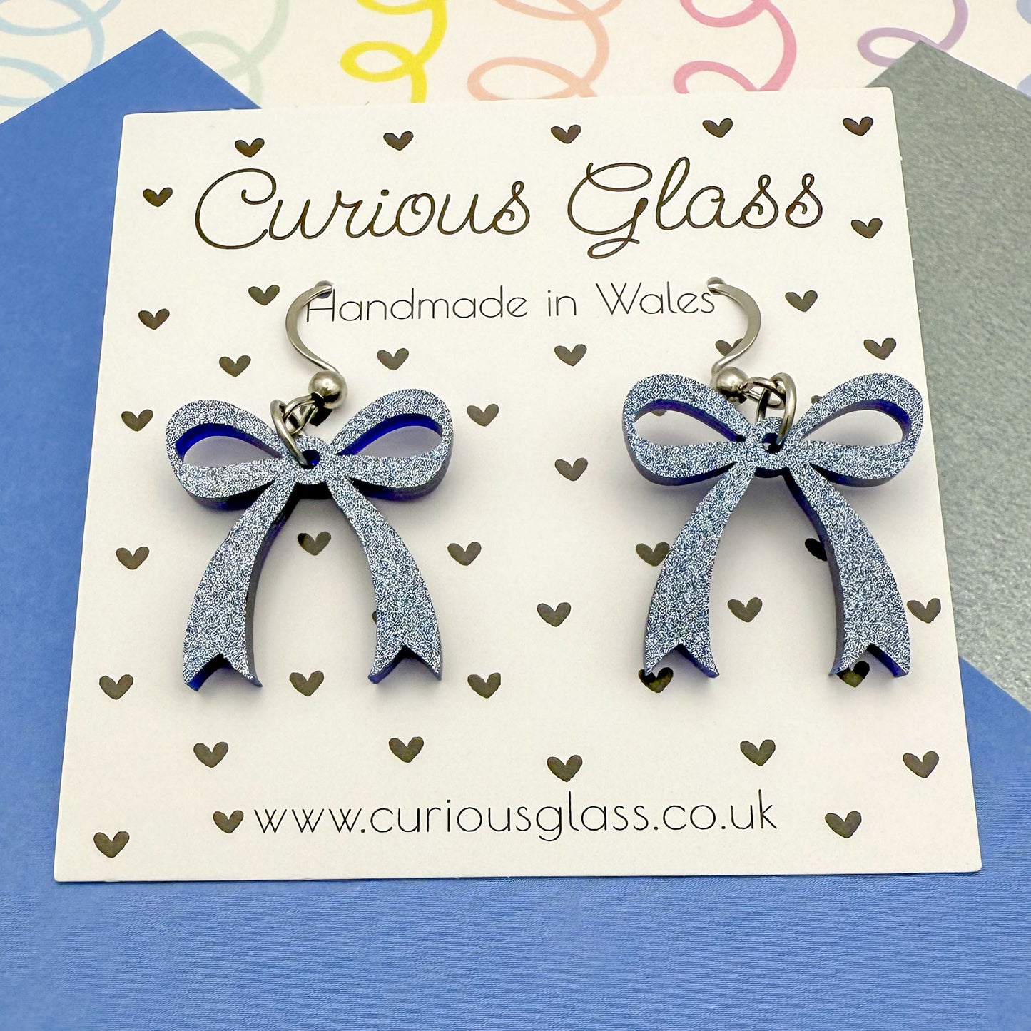 Bow Acrylic Earrings
