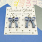 Bow Acrylic Earrings