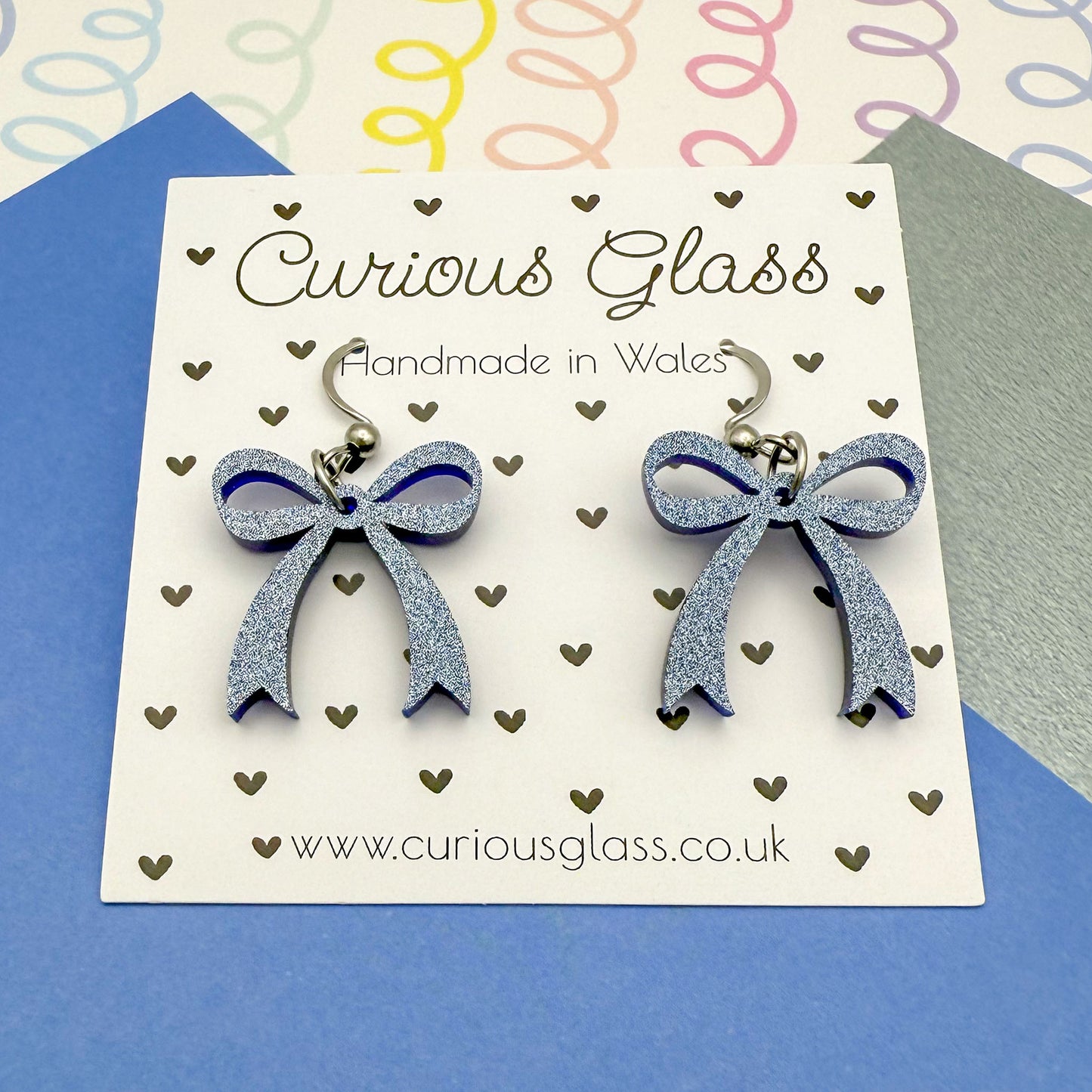 Bow Acrylic Earrings