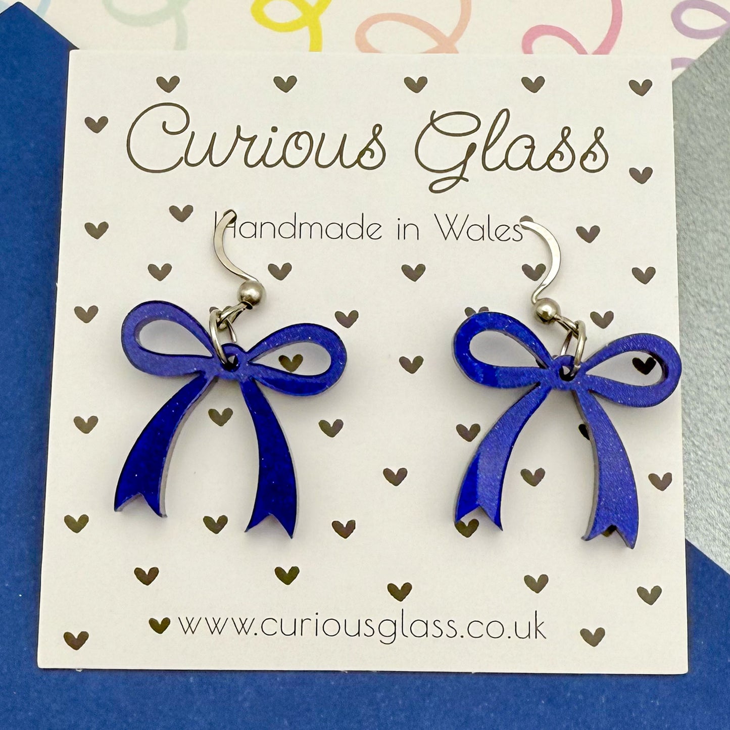 Bow Acrylic Earrings