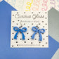 Bow Acrylic Earrings