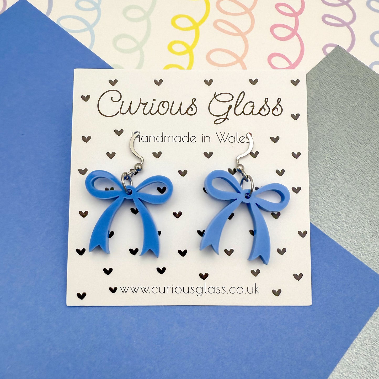 Bow Acrylic Earrings