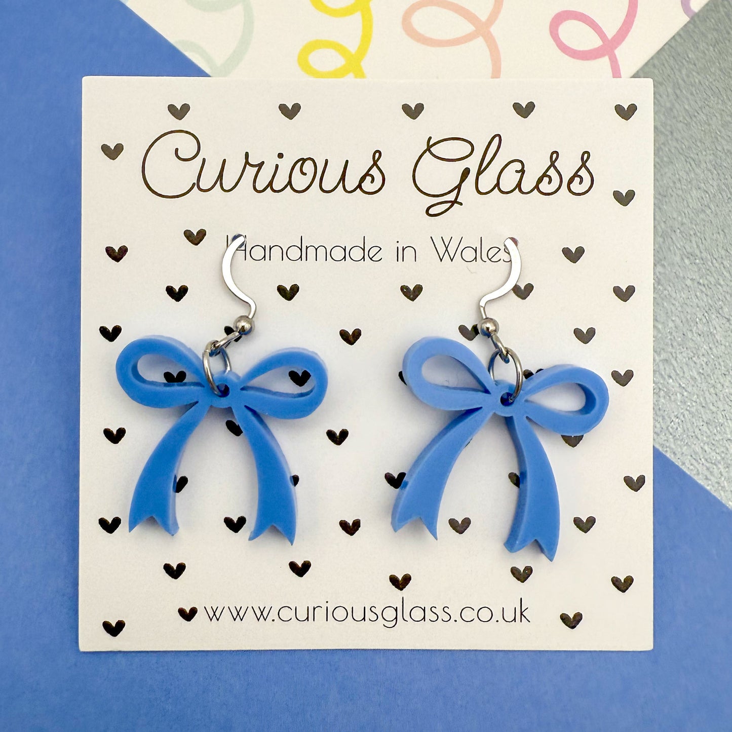 Bow Acrylic Earrings