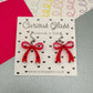Bow Acrylic Earrings