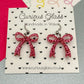 Bow Acrylic Earrings