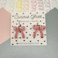 Bow Acrylic Earrings