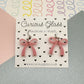 Bow Acrylic Earrings