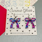 Bow Acrylic Earrings