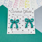 Bow Acrylic Earrings