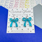 Bow Acrylic Earrings