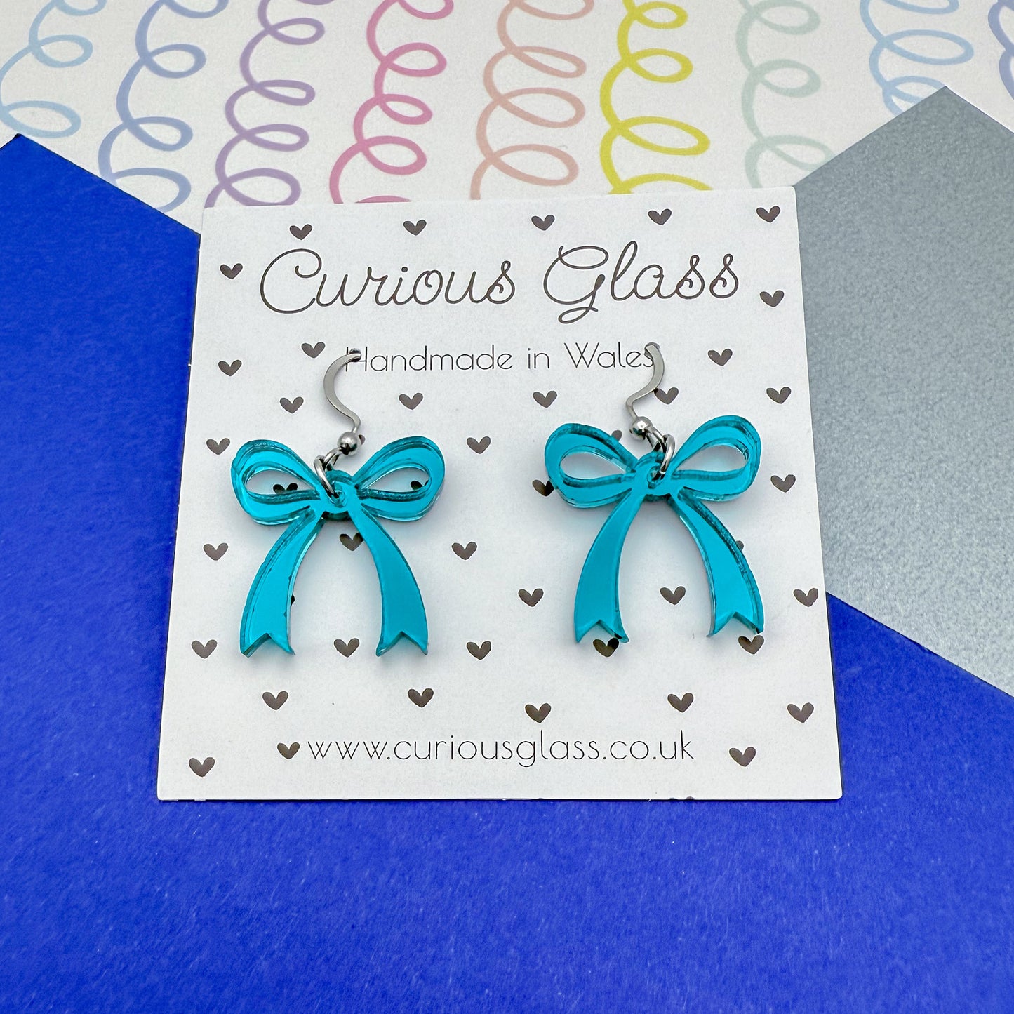 Bow Acrylic Earrings