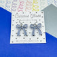 Bow Acrylic Earrings