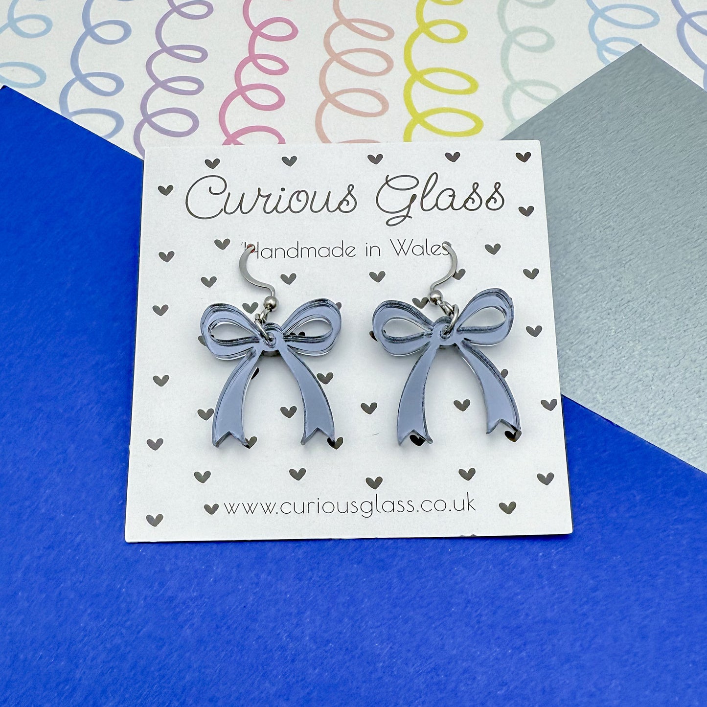 Bow Acrylic Earrings