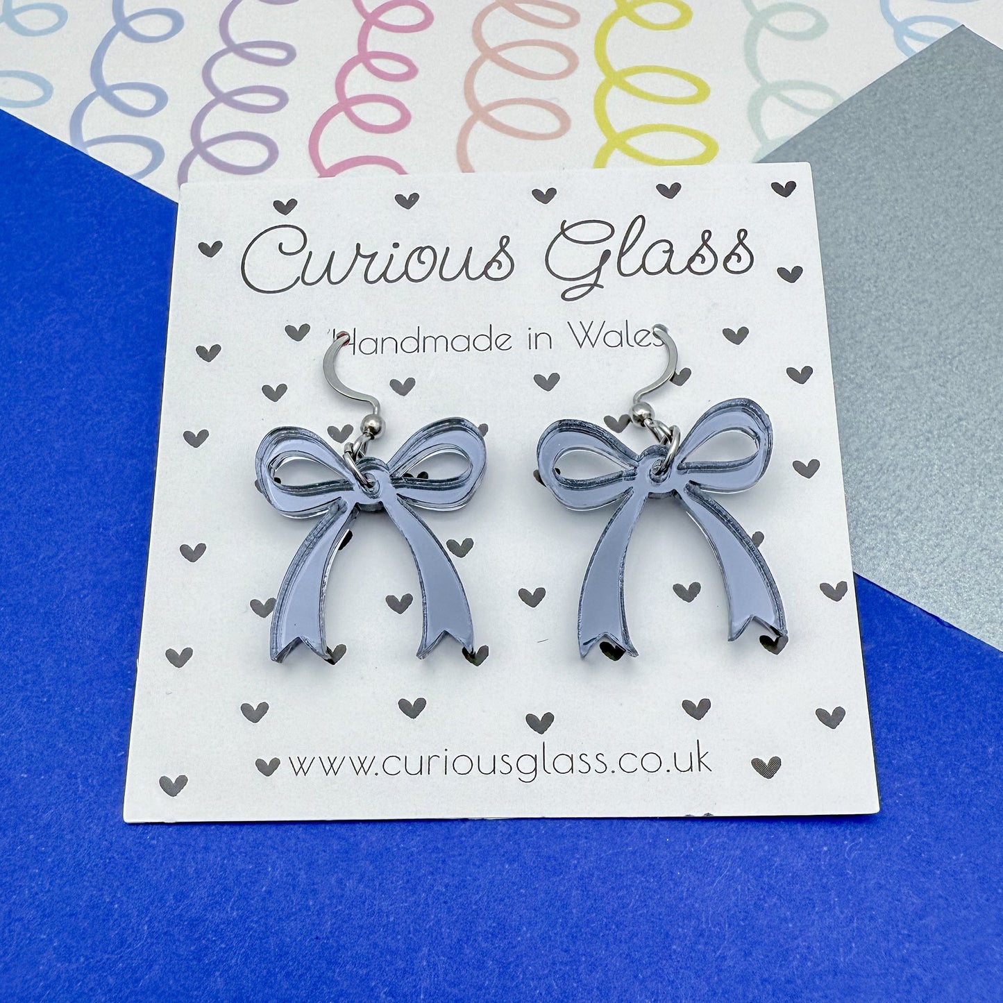 Bow Acrylic Earrings