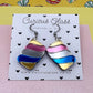 Marshmallow Flump Acrylic Earrings