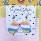 Marshmallow Flump Acrylic Earrings