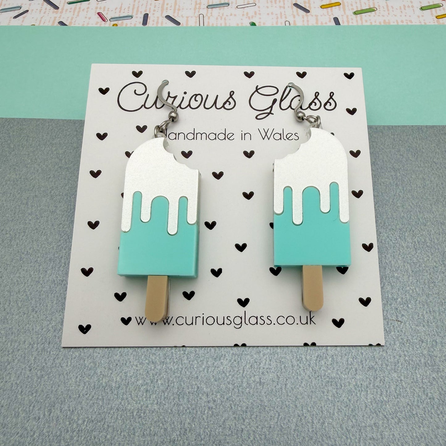 Ice Lolly Acrylic Earrings