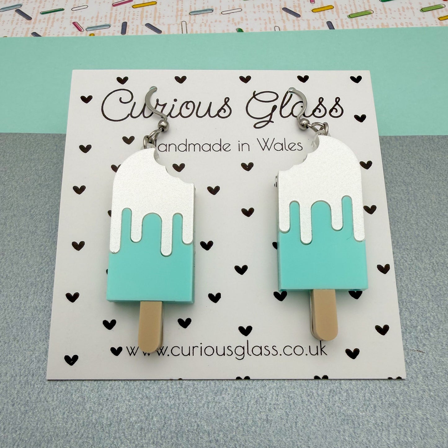Ice Lolly Acrylic Earrings