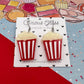 Popcorn acrylic earrings