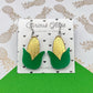 Corn on the Cob Acrylic Earrings