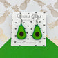 Avocado Acrylic Earrings