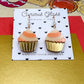 Cupcake Acrylic Earrings
