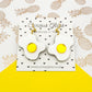 Fried Eggs Acrylic Earrings