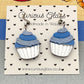 Cupcake Acrylic Earrings