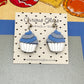 Cupcake Acrylic Earrings