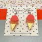 Ice Cream Acrylic Earrings