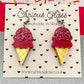 Ice Cream Acrylic Earrings