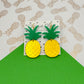 Pineapple Acrylic Earrings