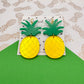 Pineapple Acrylic Earrings