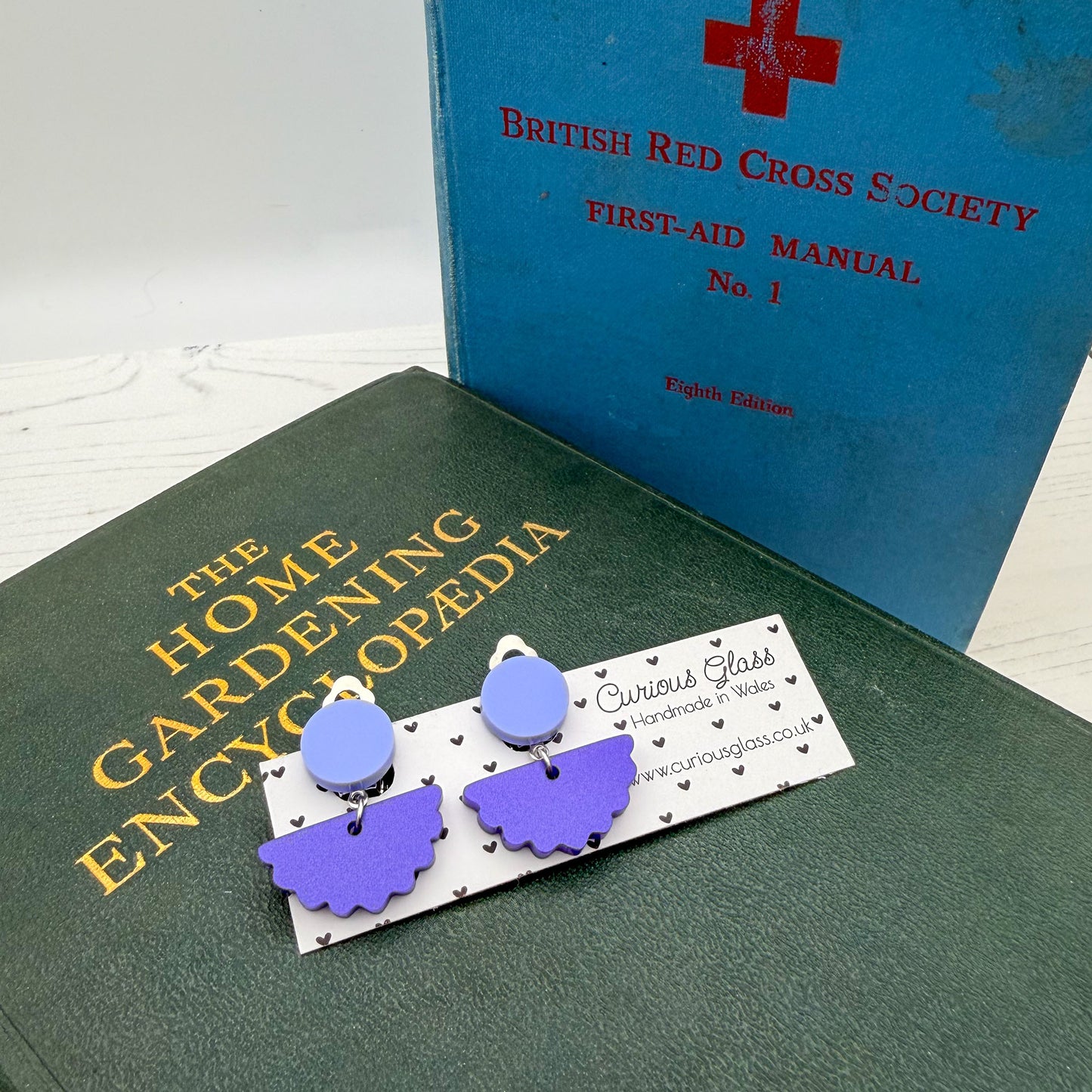 Scallop Acrylic Earrings