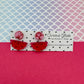 Scallop Acrylic Earrings