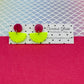 Scallop Acrylic Earrings