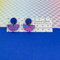 Scallop Acrylic Earrings