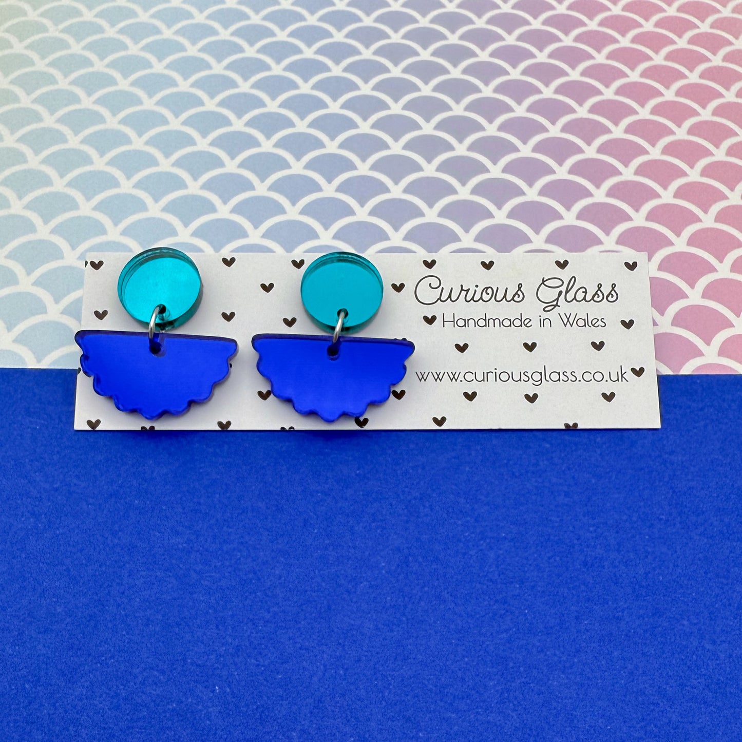 Scallop Acrylic Earrings