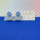 Scallop Acrylic Earrings